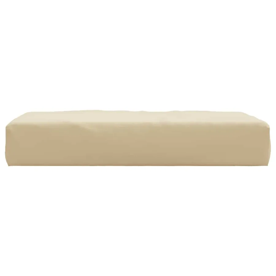 Coussin de palette beige 60x60x8 cm tissu oxford - 4