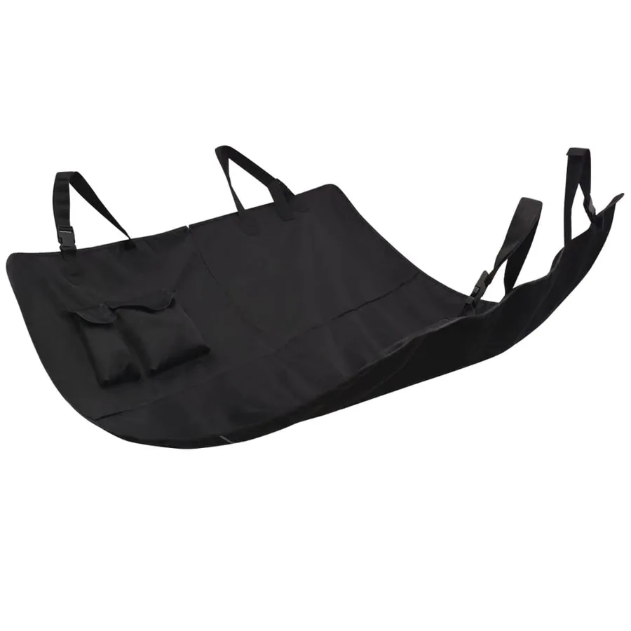 Housse de siège auto pour animaux 148 x 142 cm Noir - 2