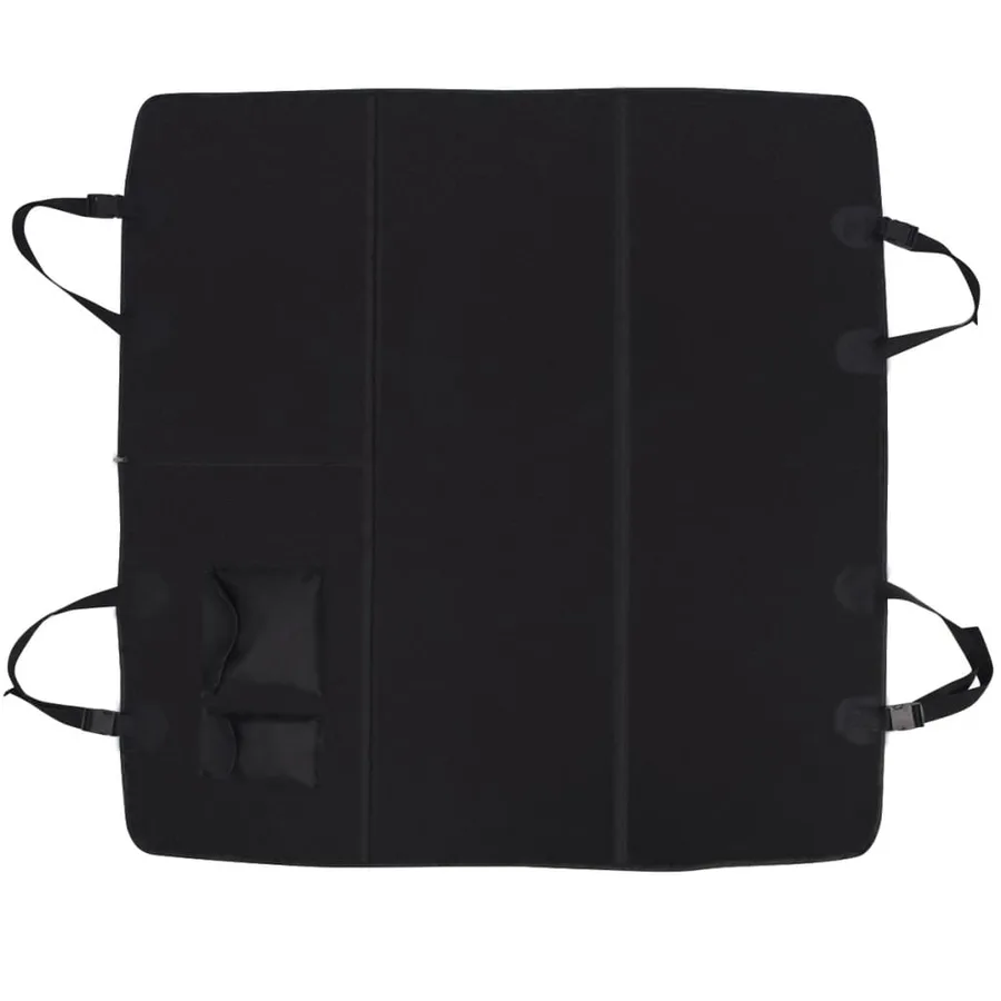 Housse de siège auto pour animaux 148 x 142 cm Noir - 3