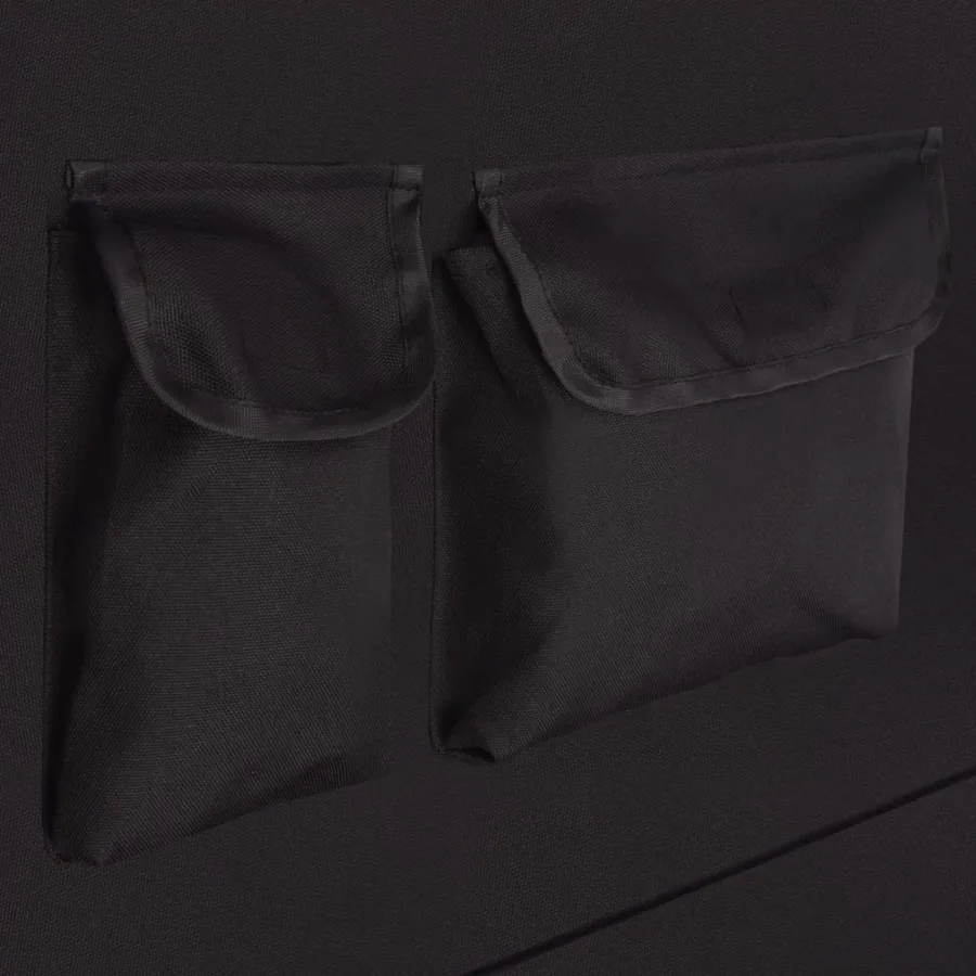 Housse de siège auto pour animaux 148 x 142 cm Noir - 6