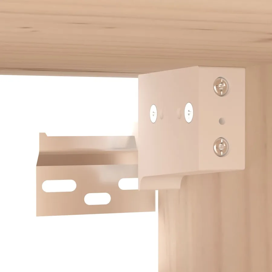 Armoire murale 80x30x30 cm Bois de pin massif - 10