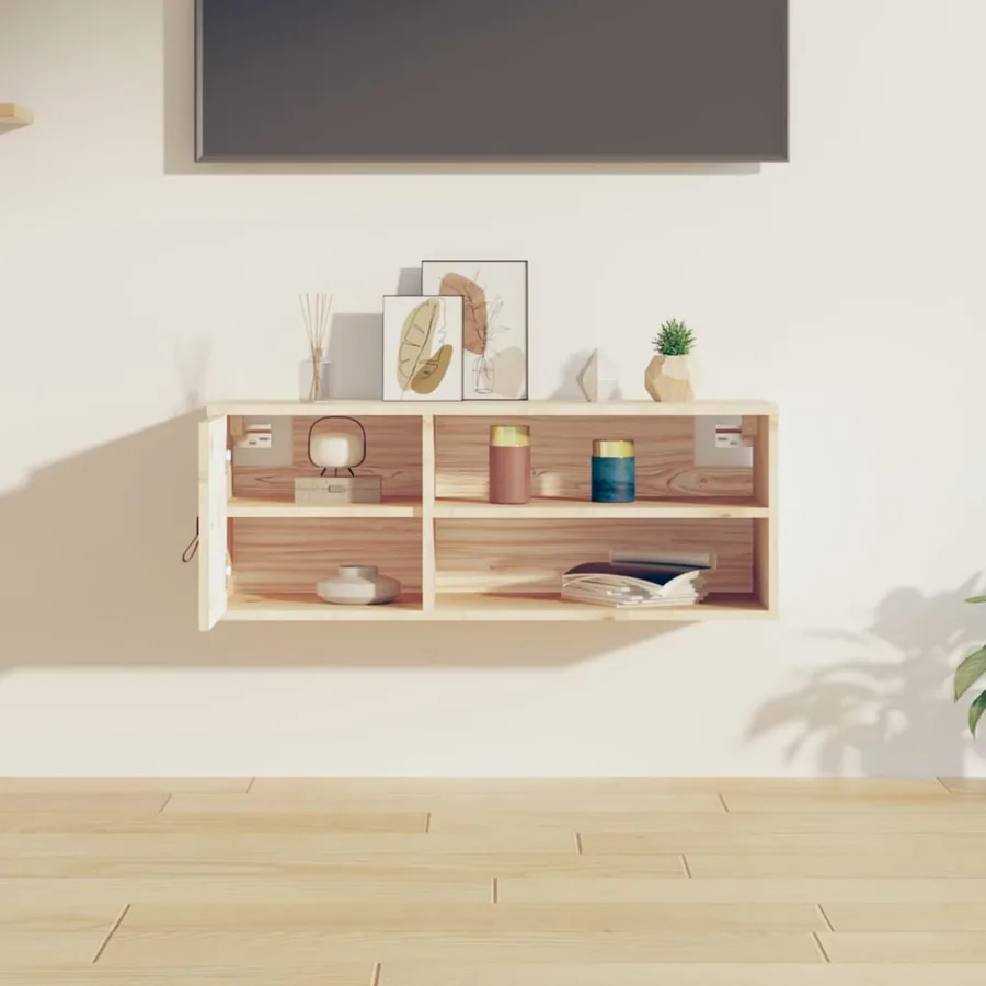 Armoire murale 80x30x30 cm Bois de pin massif - 3