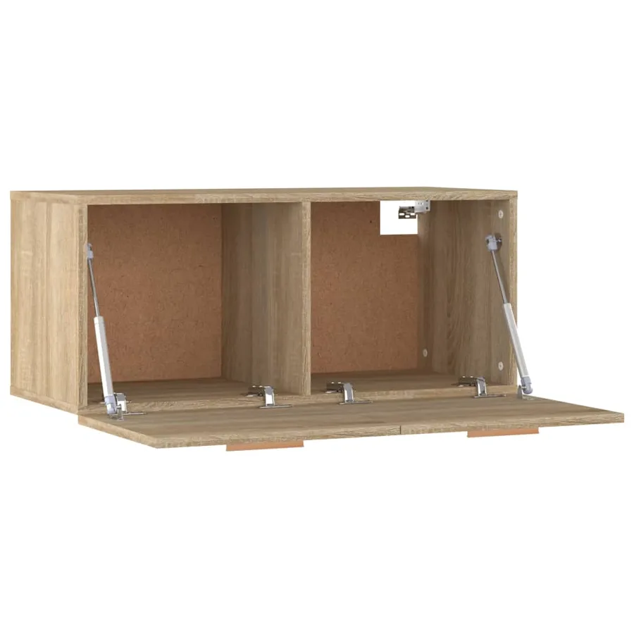 Armoire murale Chêne sonoma 80x35x36,5 cm Bois d'ingénierie - 8