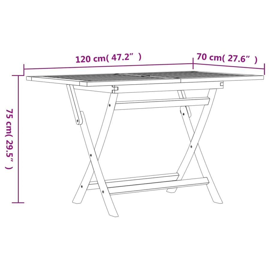 Ensemble à manger de jardin 7 pcs Bois de teck solide - 9