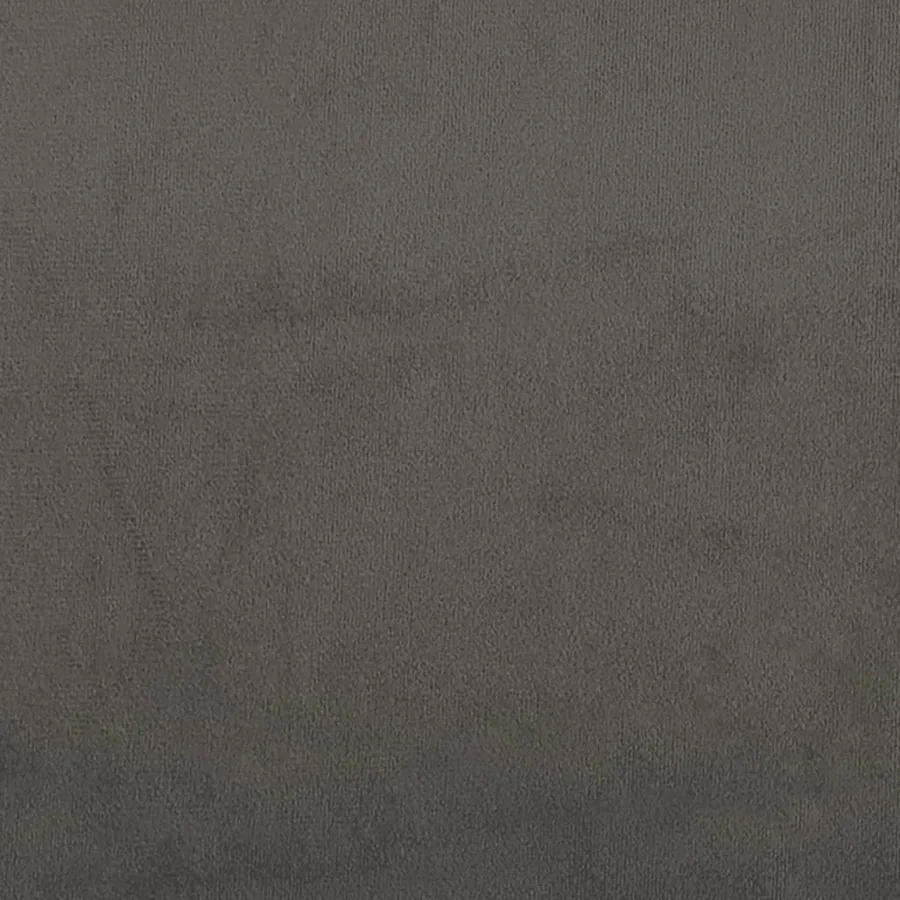 Cadre de lit sans matelas gris foncé 100x200 cm velours - 11