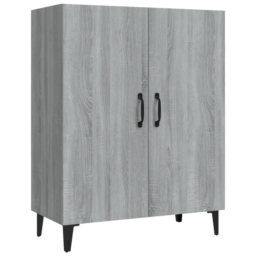 Buffet Sonoma gris 70x34x90 cm Bois d'ingénierie - 2