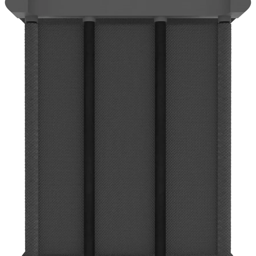 Étagère à 9 cubes avec boîtes Gris 103x30x107,5 cm Tissu - 5