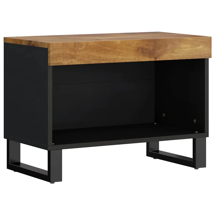Meuble TV 60x33x43,5 cm bois massif de manguier - 2
