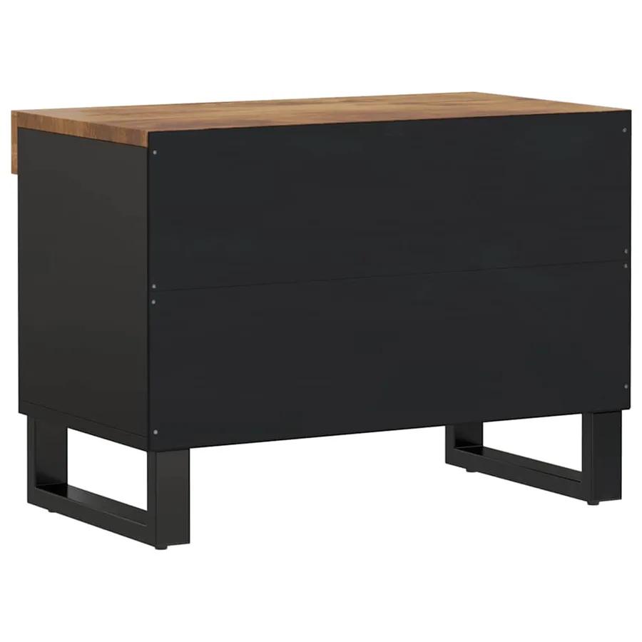 Meuble TV 60x33x43,5 cm bois massif de manguier - 5