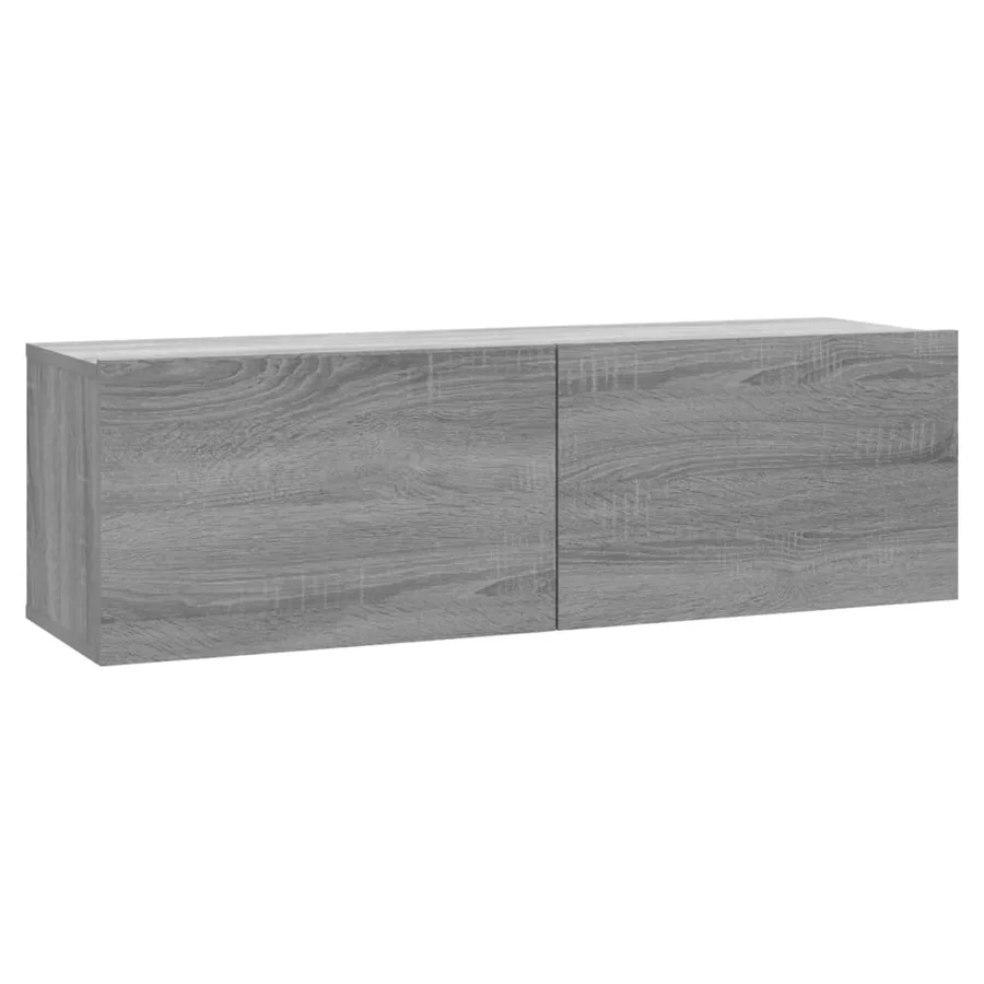 Ensemble de meubles TV muraux Sonoma gris Bois d'ingénierie - 4