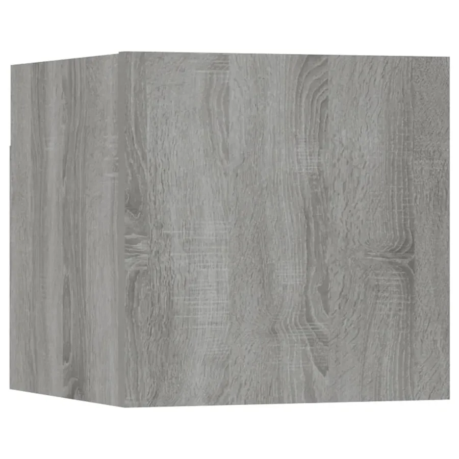 Ensemble de meubles TV muraux Sonoma gris Bois d'ingénierie - 6