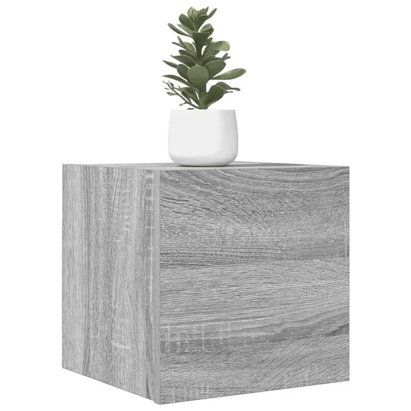 Meubles TV muraux 4 pcs Sonoma gris 30,5x30x30 cm