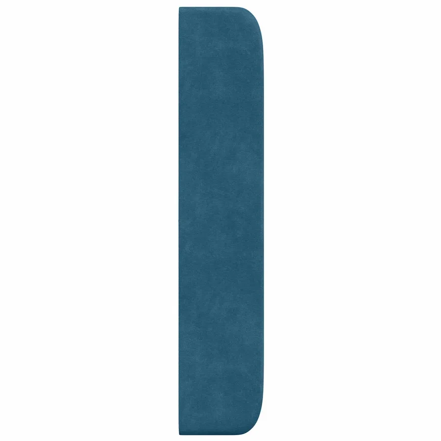Oreille de tête de lit Bleu 80 x 16 x 4 cm Velours - 7