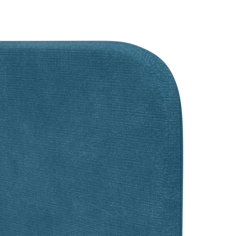 Oreille de tête de lit Bleu 80 x 16 x 4 cm Velours - 9