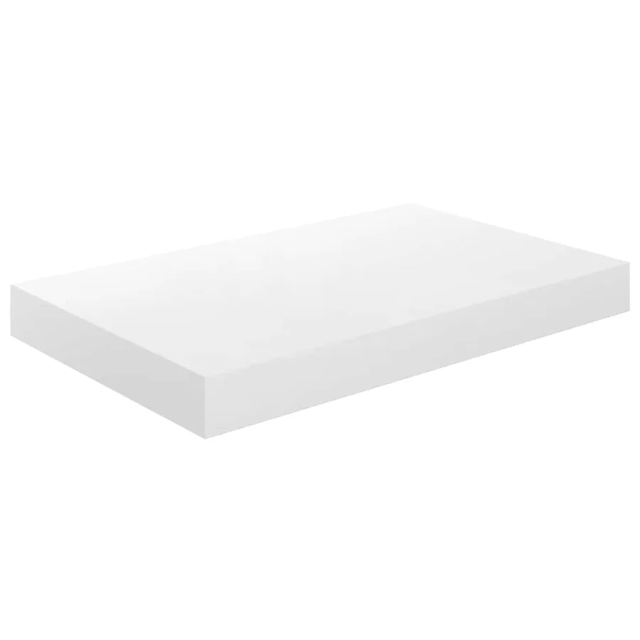 Étagère murale flottante 4 pcs Blanc brillant 40x23,5x3,8 cm MDF - 6