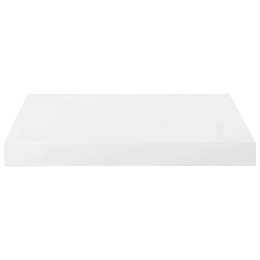 Étagère murale flottante 4 pcs Blanc brillant 40x23,5x3,8 cm MDF - 7