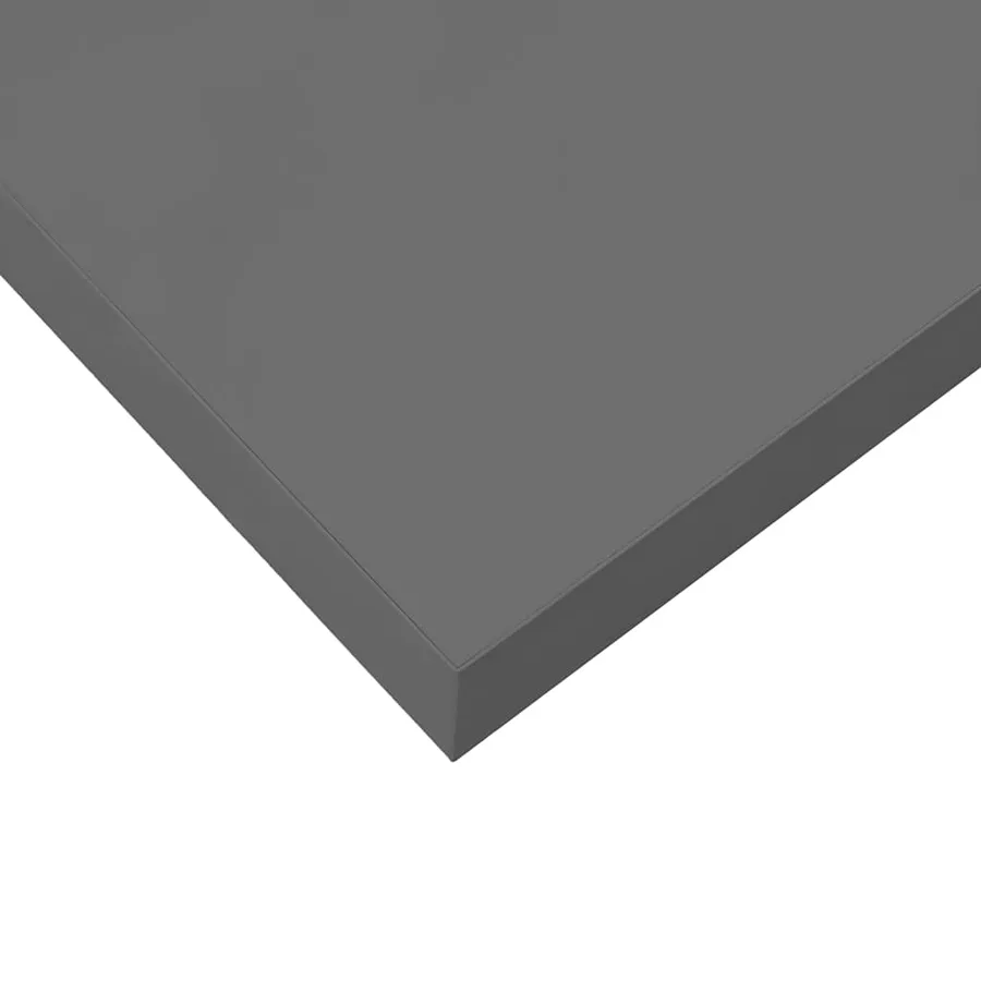 Étagère murale flottante Gris brillant 40x23,5x3,8 cm MDF - 11