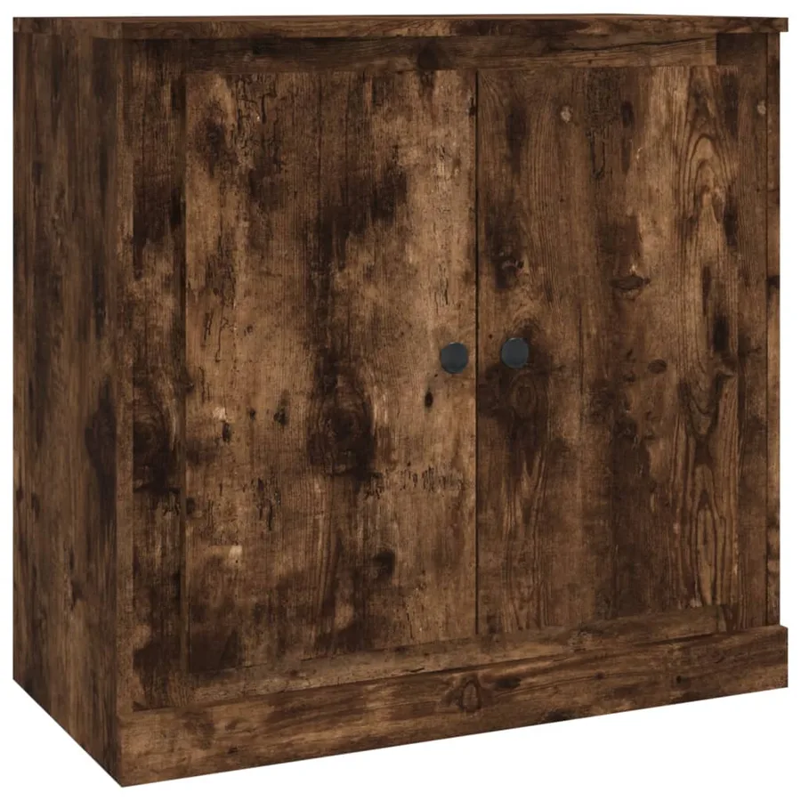 Buffets 3 pcs Chêne fumé Bois d'ingénierie - 5