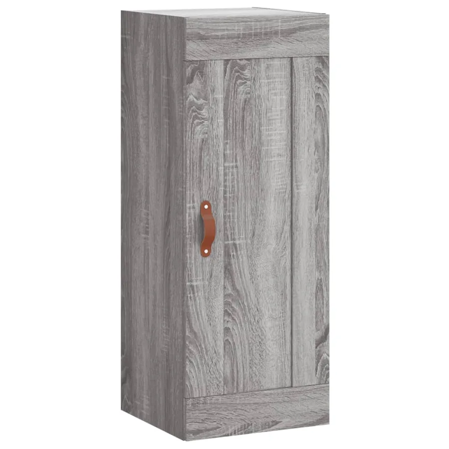 Buffet haut Sonoma gris 34,5x34x180 cm Bois d'ingénierie - 7