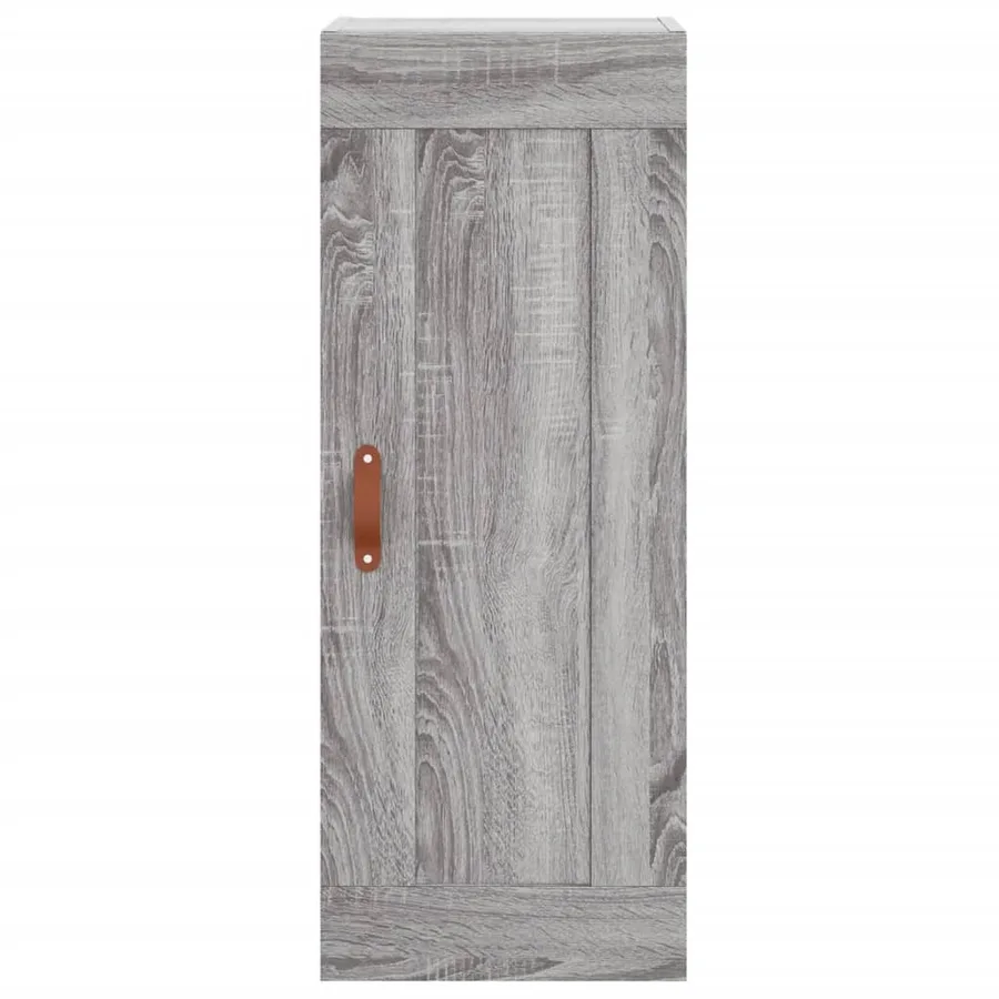 Buffet haut Sonoma gris 34,5x34x180 cm Bois d'ingénierie - 8