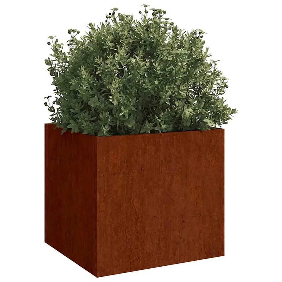 Jardinière 42x40x39 cm acier corten - 3