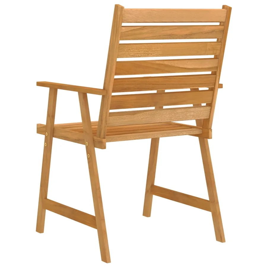 Ensemble à manger de jardin 3 pcs Bois d'acacia solide - 8