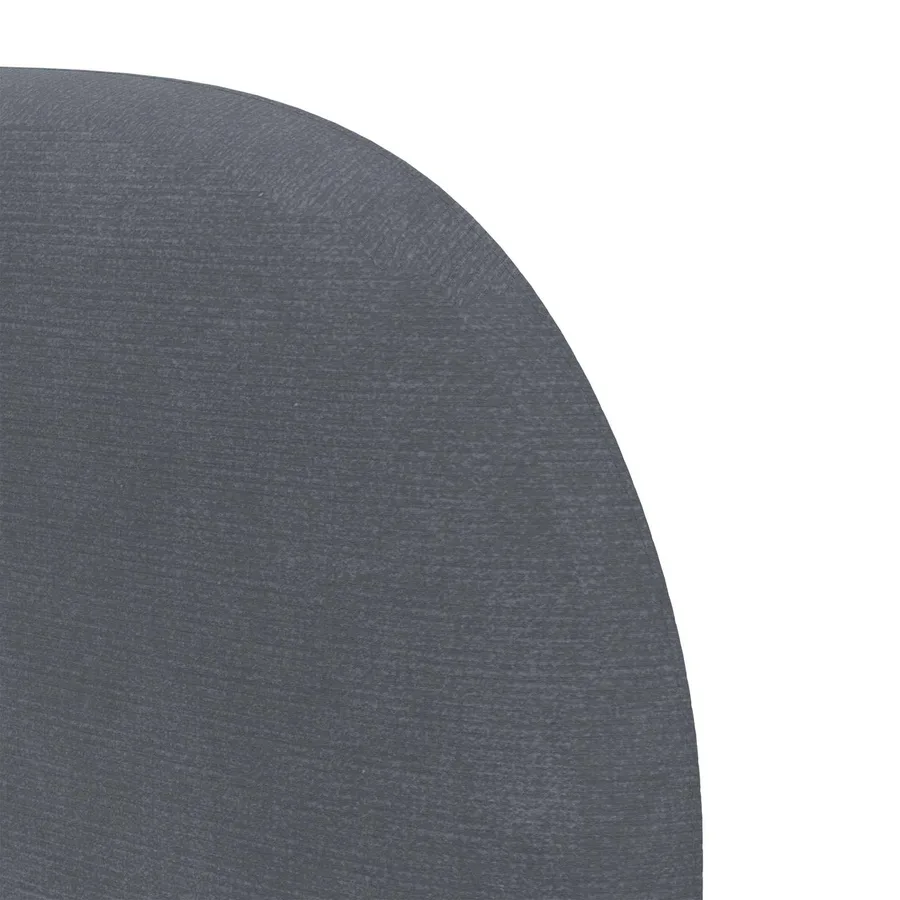 Oreille de tête de lit Gris Foncé 80 x 23 x 6 cm Velours - 9