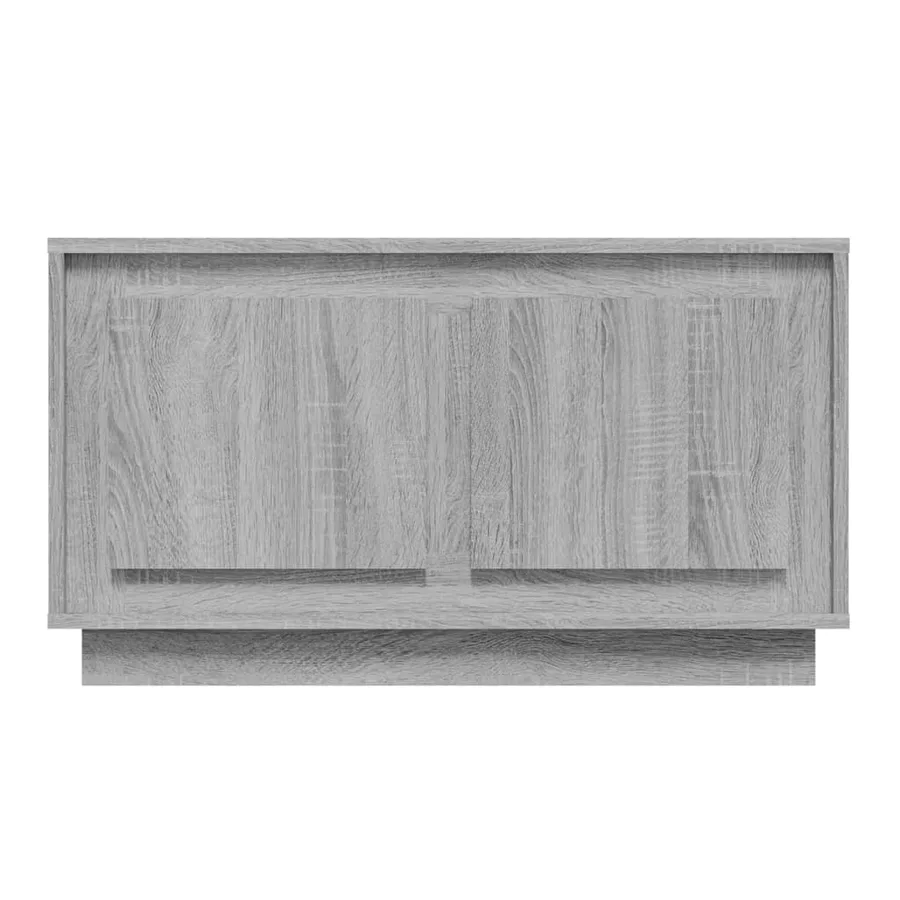 Meuble TV sonoma gris 80x35x45 cm bois d'ingénierie - 6