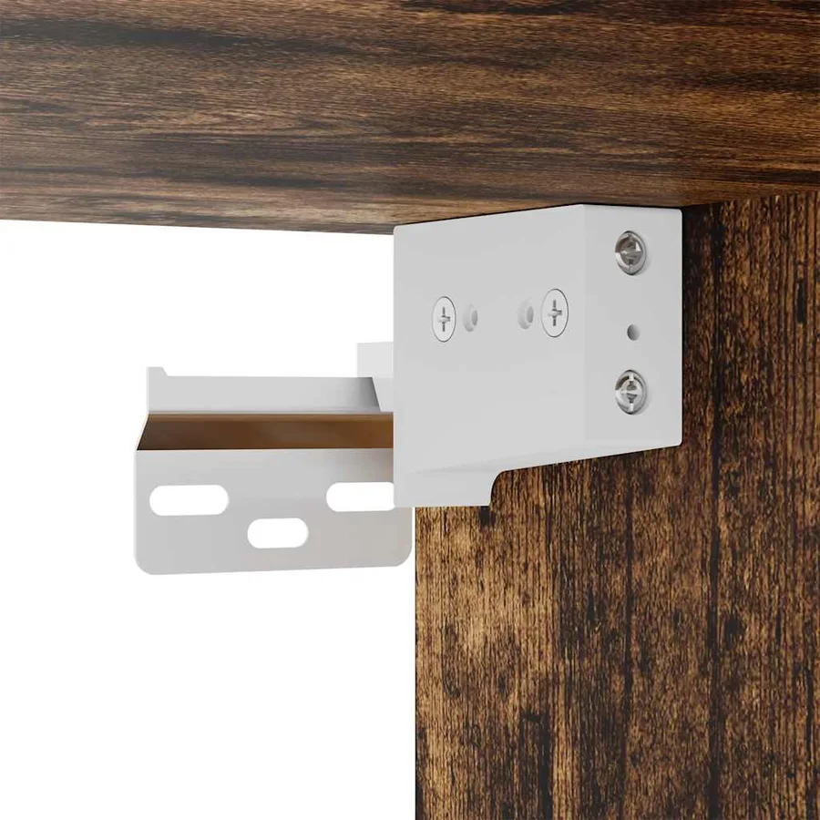 Ensemble de meubles TV 4 pcs Chêne fumé Bois d'ingénierie - 10