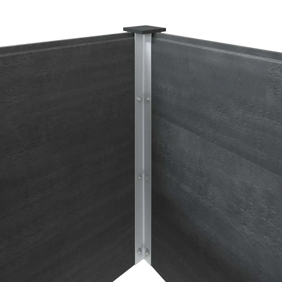 Lit surélevé de jardin Gris 300x100x54 cm WPC - 6