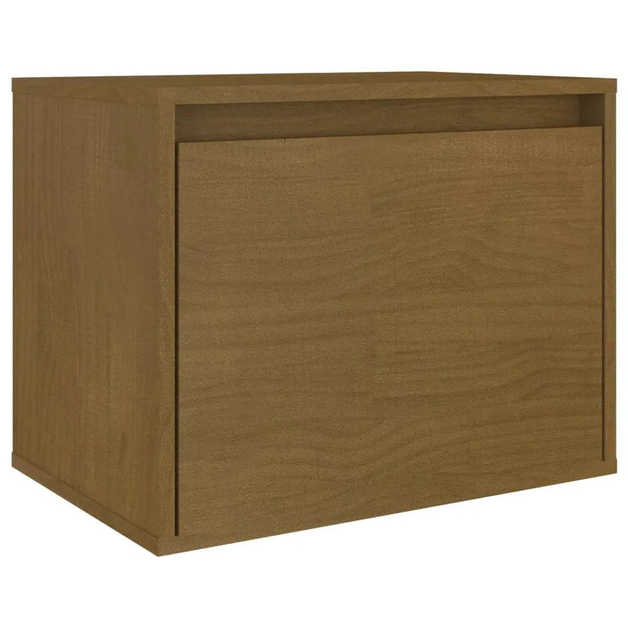 Meubles TV 4 pcs Marron miel Bois massif de pin - 5