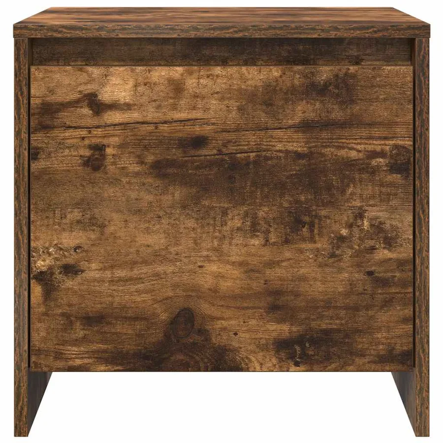 Tables de chevet 2 pcs chêne fumé 45x34x44,5 cm bois ingénierie - 7