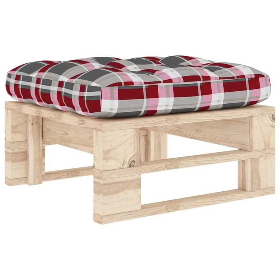 Pouf palette de jardin bois de pin imprégné - 2