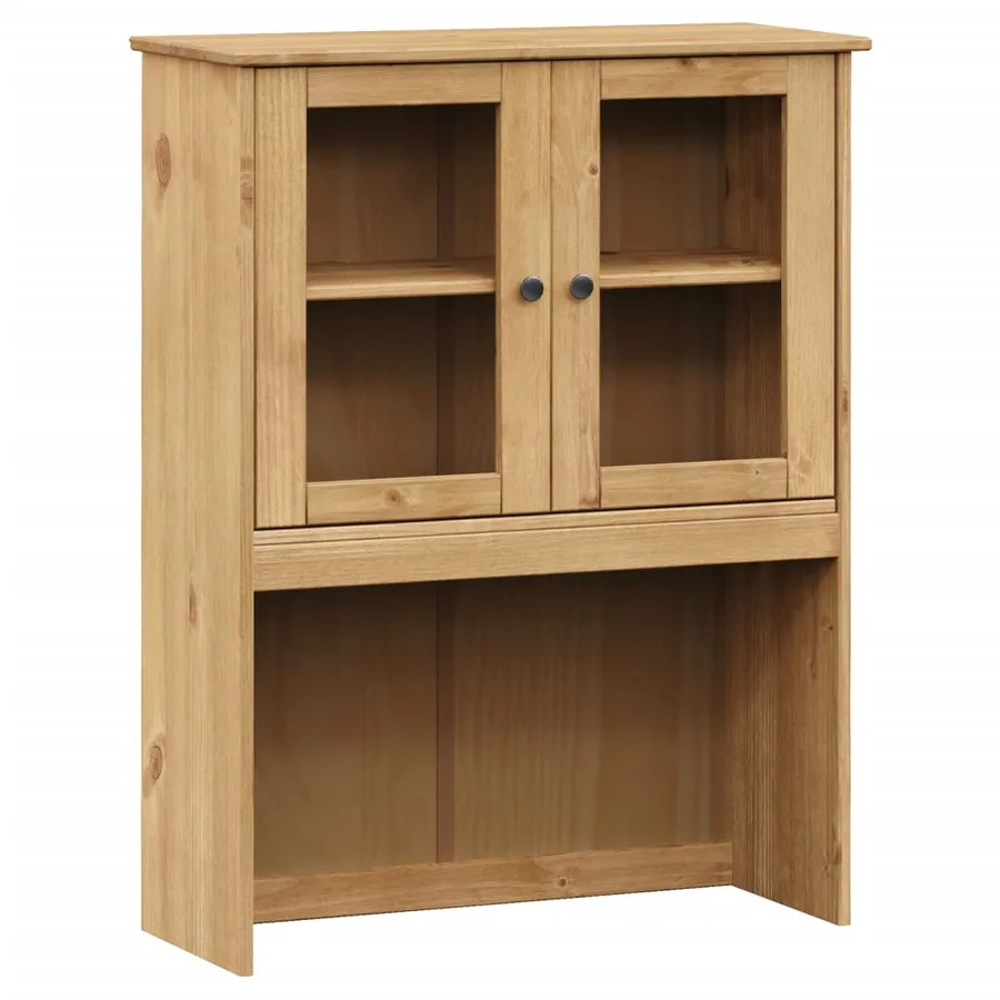 Buffet haut VIGO 80x40x176 cm bois massif de pin - 8