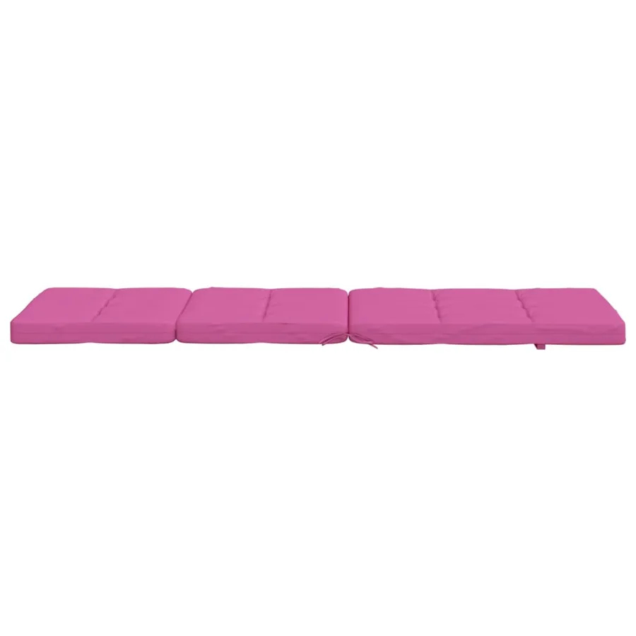 Coussins de chaise longue lot de 2 rose tissu oxford - 8