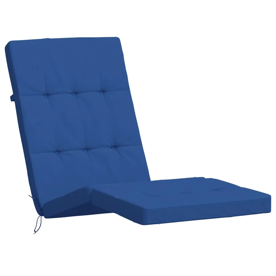 Coussins de chaise longue lot de 2 bleu royal tissu oxford - 4