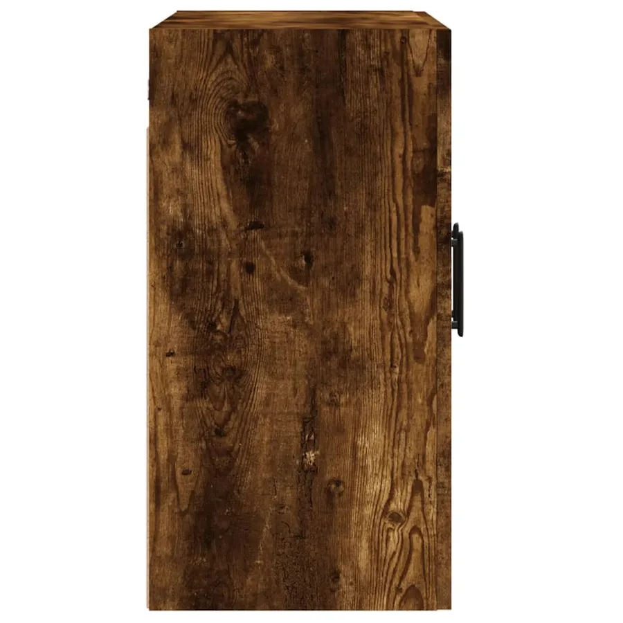 Armoire murale chêne fumé 60x31x60 cm bois d'ingénierie - 7