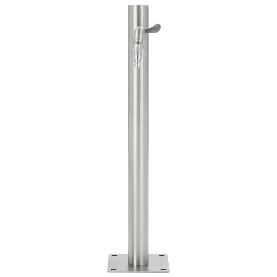 Colonne à eau de jardin ronde Acier inoxydable 65 cm - 4