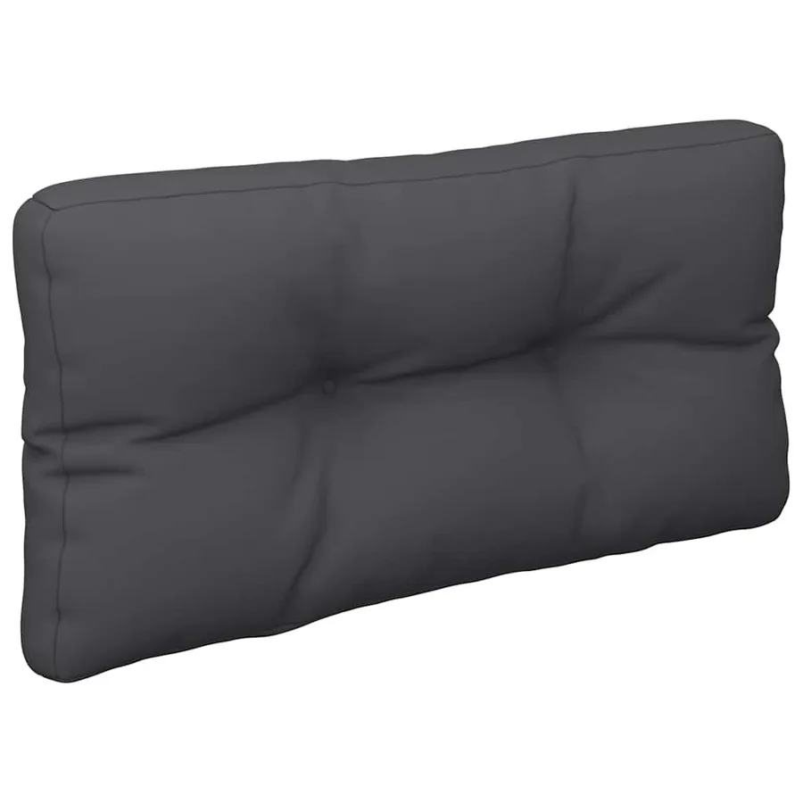 Coussins de palette lot de 2 noir tissu - 5
