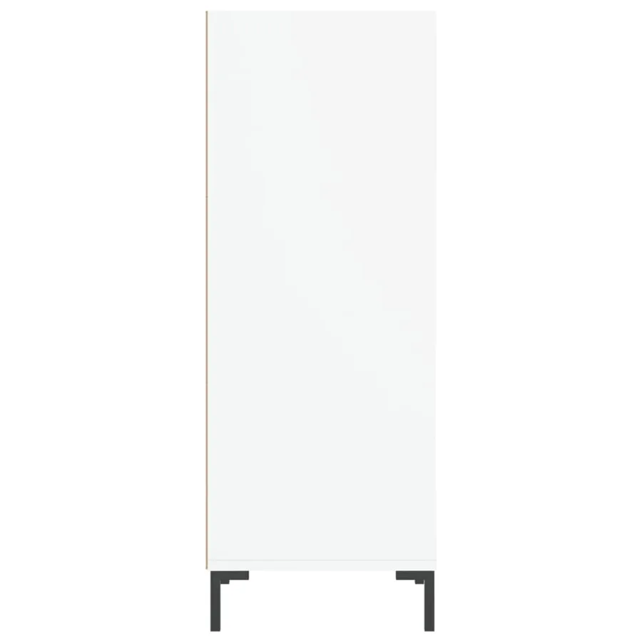 Buffet blanc 34,5x32,5x90 cm bois d'ingénierie - 5