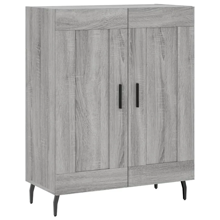 Buffet sonoma gris 69,5x34x90 cm bois d'ingénierie - 2