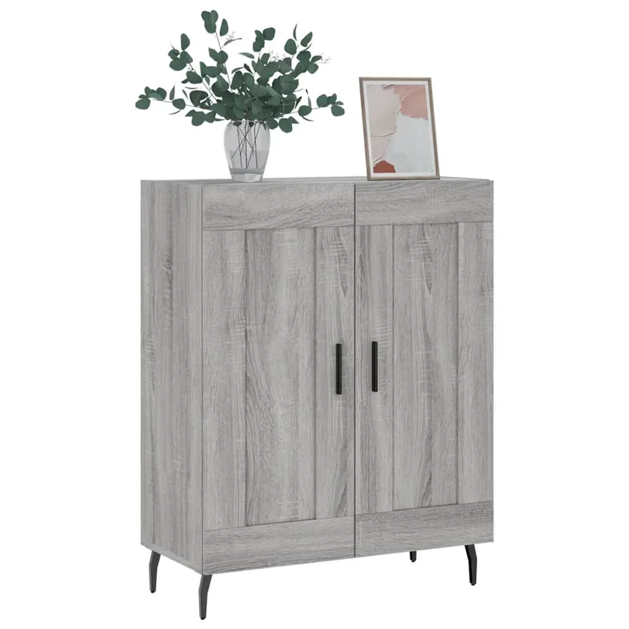 Buffet sonoma gris 69,5x34x90 cm bois d'ingénierie - 3
