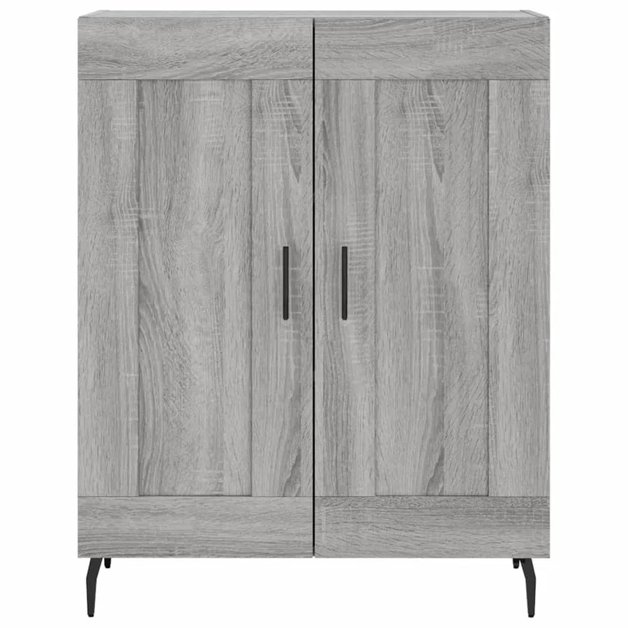 Buffet sonoma gris 69,5x34x90 cm bois d'ingénierie - 5
