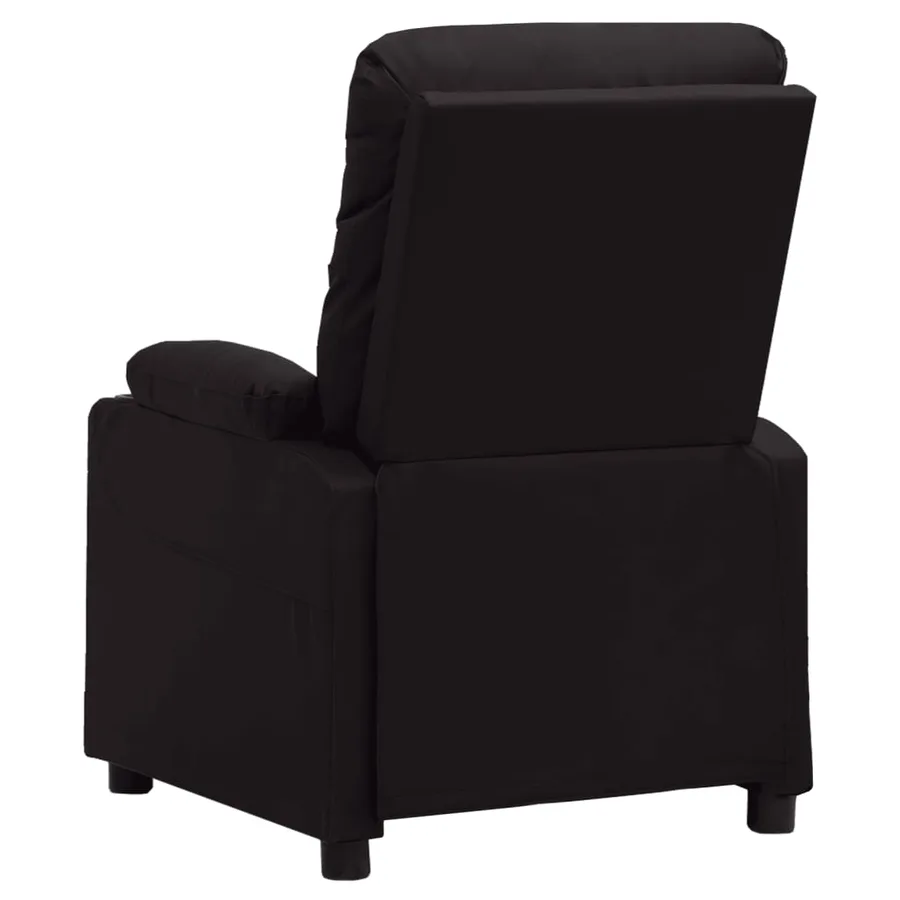 Fauteuil inclinable électrique Noir Similicuir - 5
