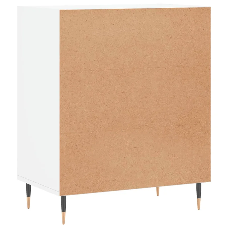 Buffet blanc 57x35x70 cm bois d’ingénierie - 6