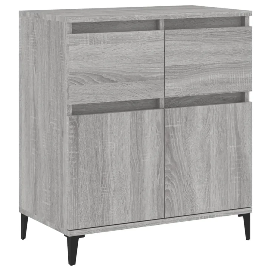 Buffet Sonoma gris 60x35x70 cm Bois d'ingénierie - 2