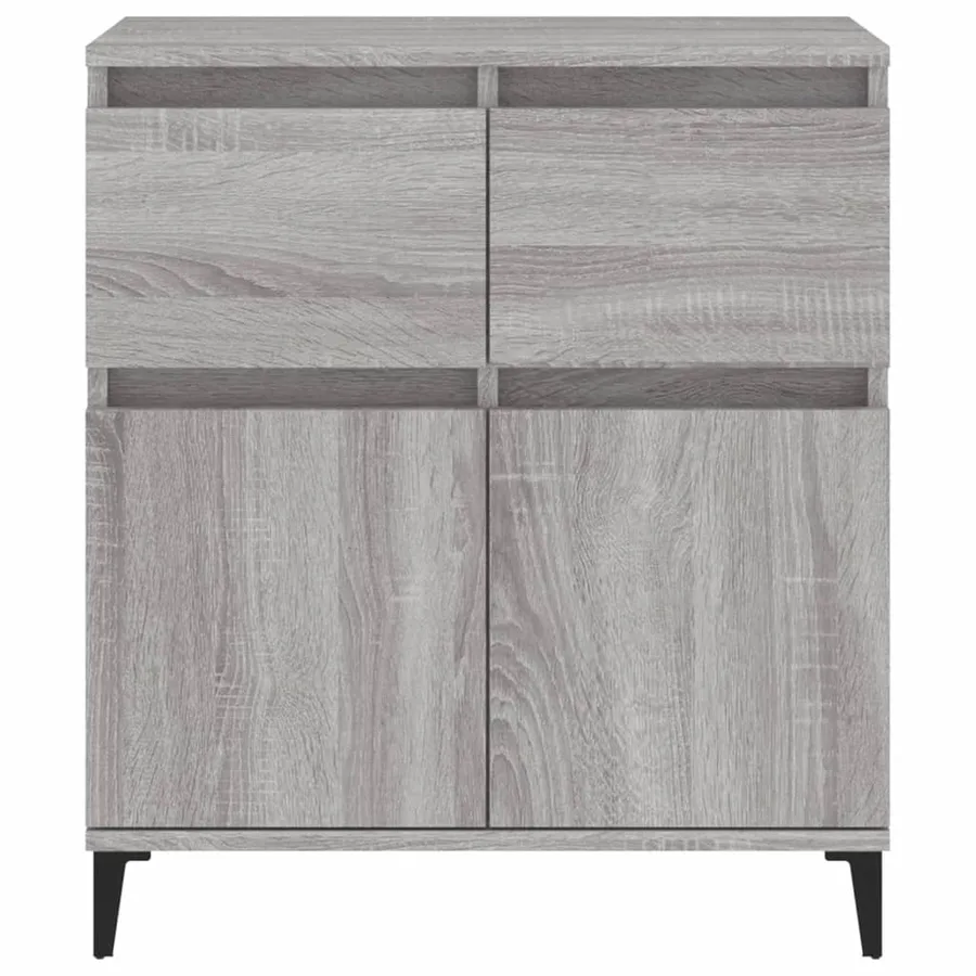 Buffet Sonoma gris 60x35x70 cm Bois d'ingénierie - 7