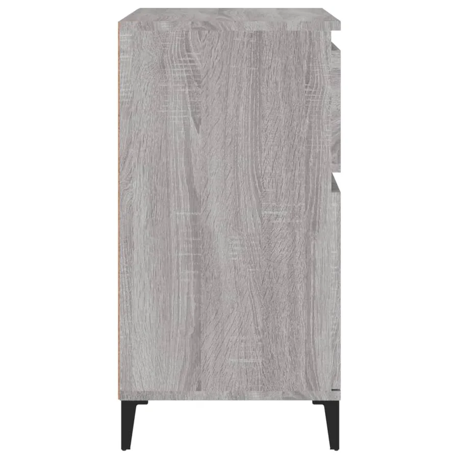 Buffet Sonoma gris 60x35x70 cm Bois d'ingénierie - 8