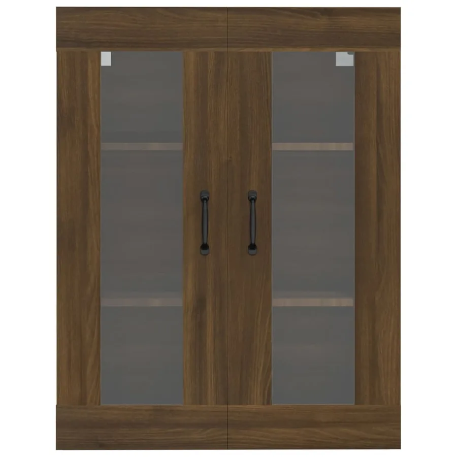 Armoire murale suspendue Chêne marron 69,5x34x90 cm - 3