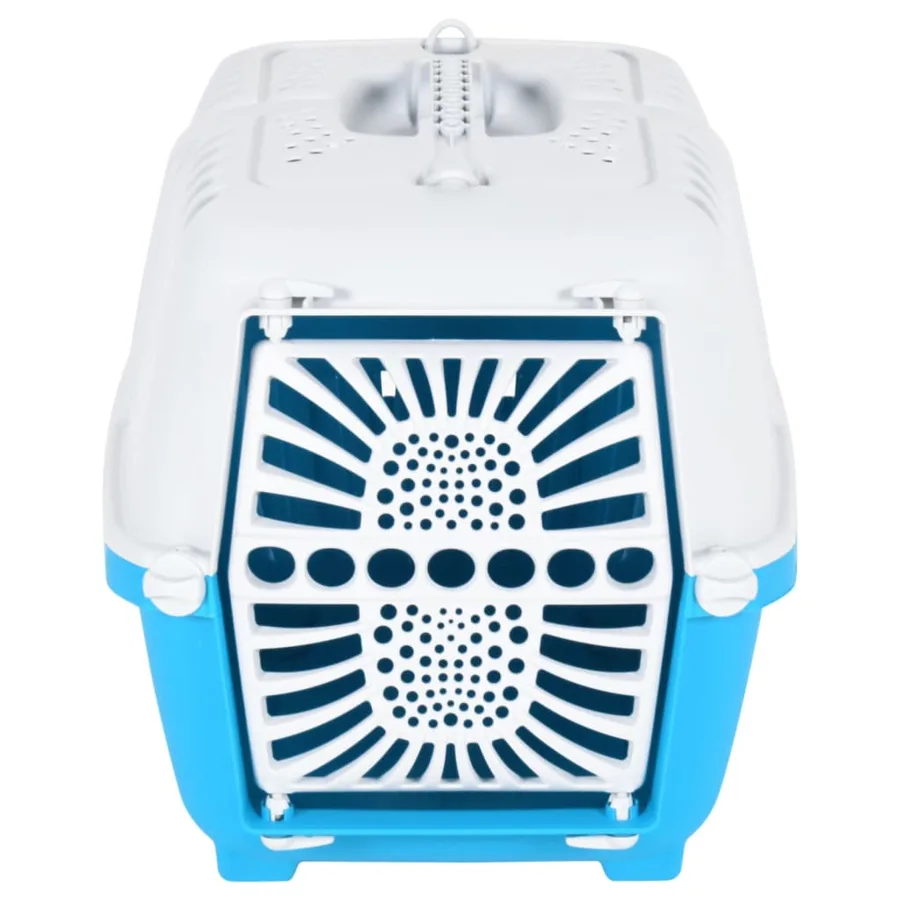 Transporteur pour animaux de compagnie blanc et bleu PP - 3
